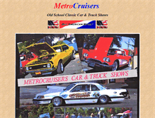 Tablet Screenshot of metrocruisers.com